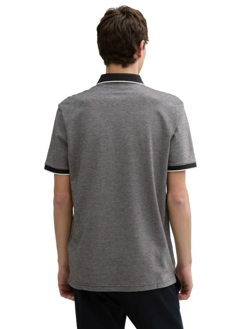 Herren Tom Tailor Denim Piqué Poloshirt aus Baumwolle