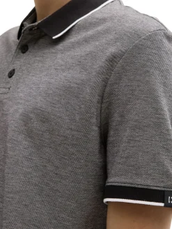 Herren Tom Tailor Denim Piqué Poloshirt aus Baumwolle