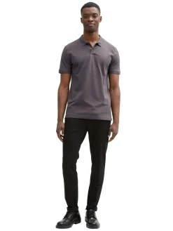 Herren Tom Tailor Denim Piqué Poloshirt aus Baumwolle