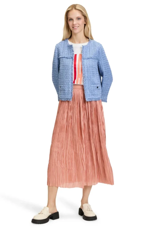 Damen Cartoon Plisseerock