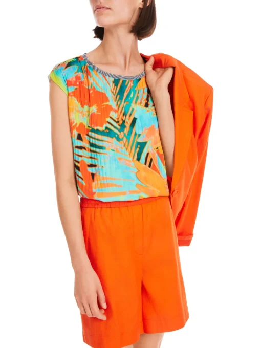 Damen Marc Cain Plissierte Bluse