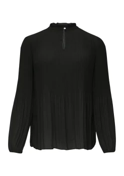 Damen s.Oliver BLACK LABEL Plissierte Bluse aus Crêpe