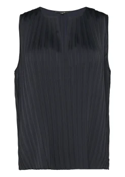 Damen Comma Plissiertes Blusentop