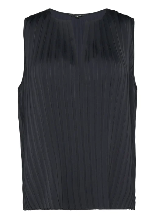 Damen Comma Plissiertes Blusentop