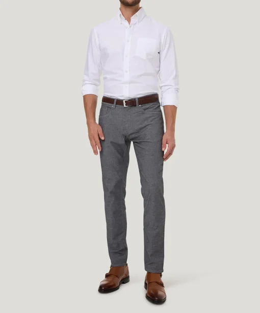 Herren Pierre Cardin 5-Pocket Baumwollhose Lyon