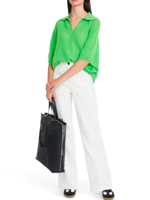 Damen Marc Cain Polo Shirt Knitted in Germany