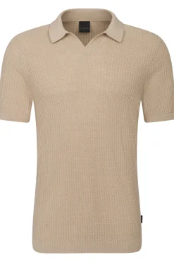 Herren Bugatti Polo Shirt mit Struktur