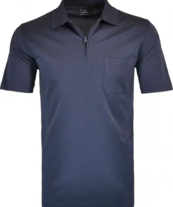 Herren Ragman Poloshirt 1/2 Arm Zipper