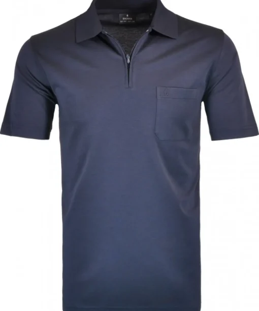 Herren Ragman Poloshirt 1/2 Arm Zipper