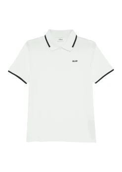 Kinder s.Oliver Poloshirt aus Baumwollpiqué mit Logo-Stickerei