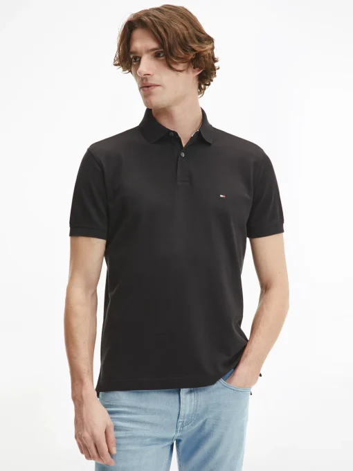 Herren Tommy Hilfiger Poloshirt aus Bio-Baumwolle
