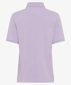 Damen Brax Poloshirt im Baumwoll Mix