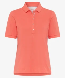 Damen Brax Poloshirt im Baumwoll-Mix