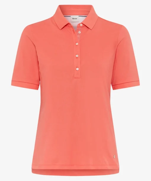Damen Brax Poloshirt im Baumwoll-Mix