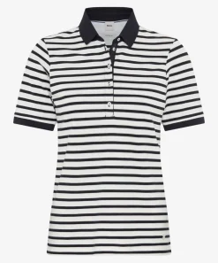 Damen Brax Poloshirt im Baumwoll-Mix