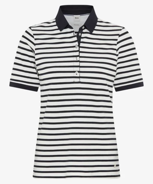 Damen Brax Poloshirt im Baumwoll-Mix