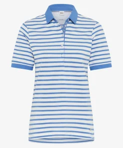 Damen Brax Poloshirt im Baumwoll-Mix