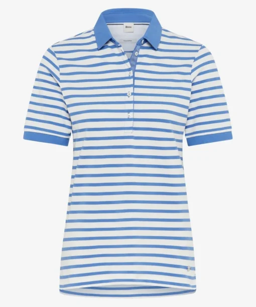 Damen Brax Poloshirt im Baumwoll-Mix