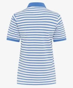 Damen Brax Poloshirt im Baumwoll-Mix