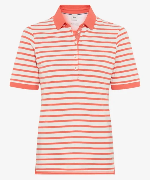 Damen Brax Poloshirt im Baumwoll-Mix