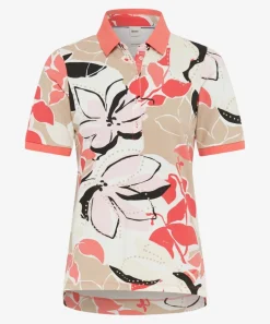 Damen Brax Poloshirt im Baumwoll-Mix