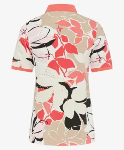 Damen Brax Poloshirt im Baumwoll-Mix