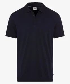 Herren Brax Poloshirt im Baumwoll-Modal-Mix