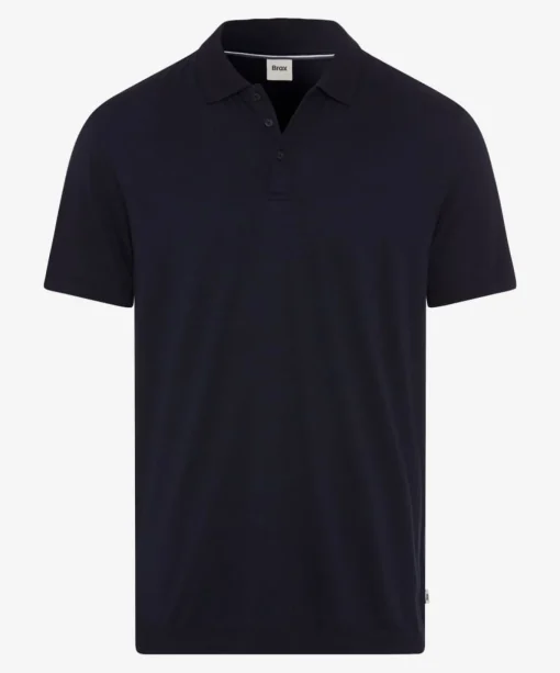 Herren Brax Poloshirt im Baumwoll-Modal-Mix