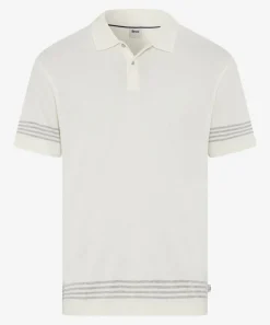 Herren Brax Poloshirt im Baumwoll-Modal-Mix