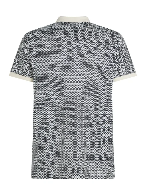 Herren Tommy Hilfiger Poloshirt mit allover Print