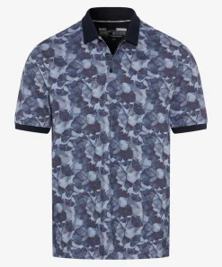 Herren Brax Poloshirt mit Alloverprint