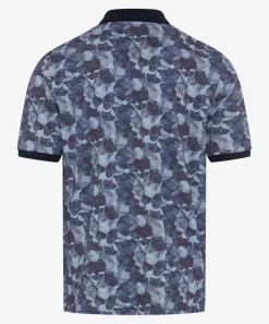 Herren Brax Poloshirt mit Alloverprint