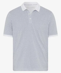 Herren Brax Poloshirt mit Alloverprint