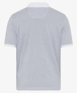 Herren Brax Poloshirt mit Alloverprint