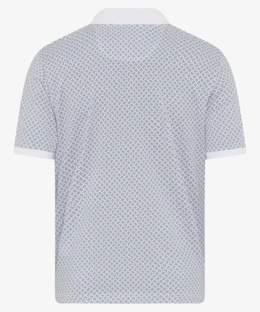Herren Brax Poloshirt mit Alloverprint