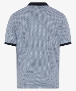 Herren Brax Poloshirt mit Alloverprint