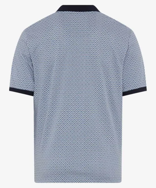 Herren Brax Poloshirt mit Alloverprint