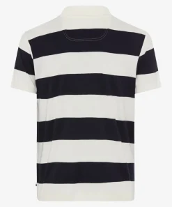 Herren Brax Poloshirt mit Blockstreifen