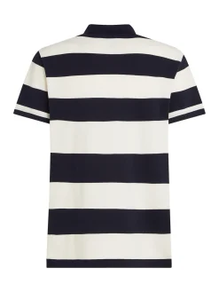Herren Tommy Hilfiger Poloshirt mit Blockstreifen