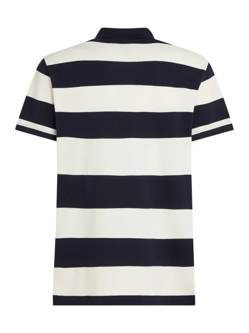 Herren Tommy Hilfiger Poloshirt mit Blockstreifen