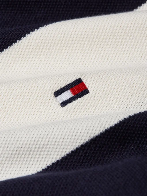 Herren Tommy Hilfiger Poloshirt mit Blockstreifen