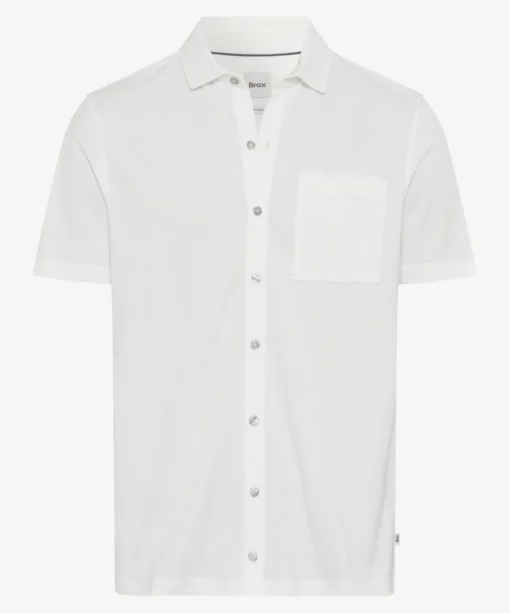 Herren Brax Poloshirt mit Knopfleiste