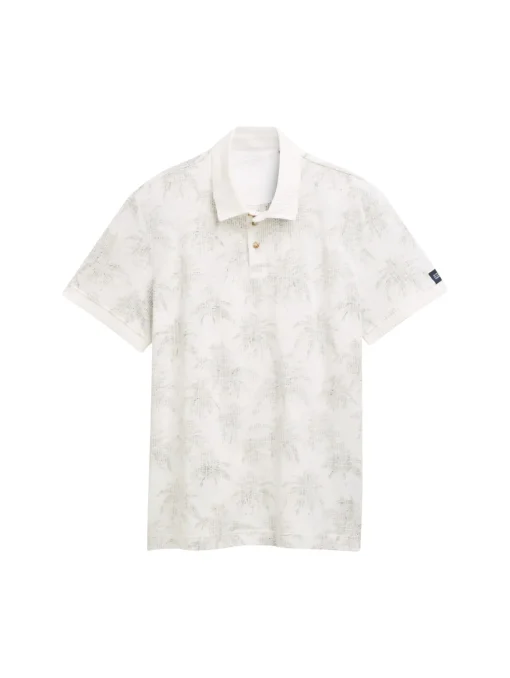 Herren Tom Tailor Poloshirt mit Muster