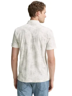 Herren Tom Tailor Poloshirt mit Muster