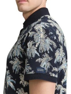 Herren Tom Tailor Poloshirt mit Muster