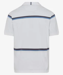 Herren Brax Poloshirt mit Querstreifen