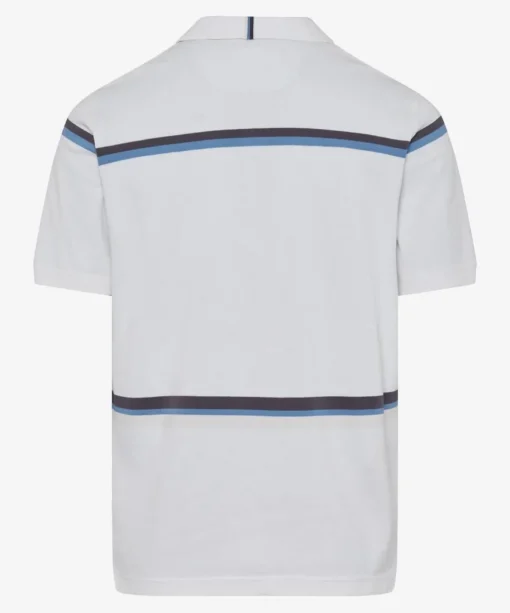 Herren Brax Poloshirt mit Querstreifen