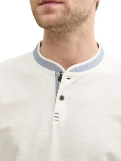 Herren Tom Tailor Poloshirt mit Stehkragen