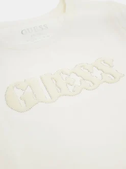 Damen GUESS Pony Hair Logo T-Shirt