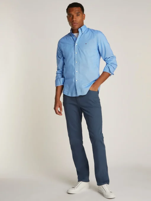 Herren Tommy Hilfiger Popeline Hemd